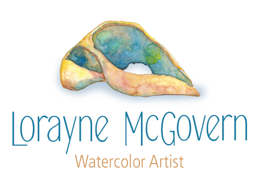 Lorayne McGovern | Watercolor Artist Logo
