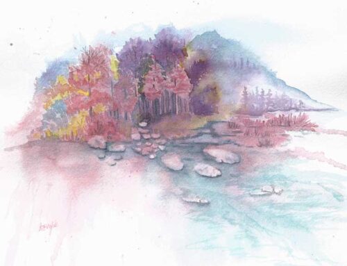 Tranquil Watercolor Painting