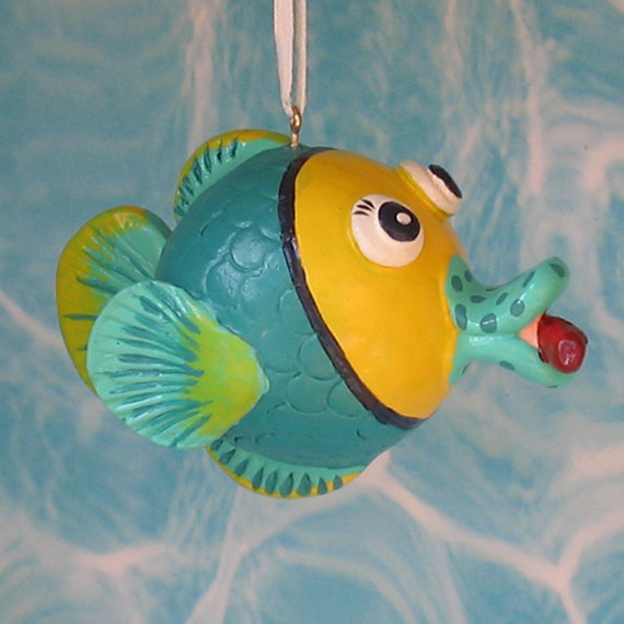 Big Lip yard art fish ornaments